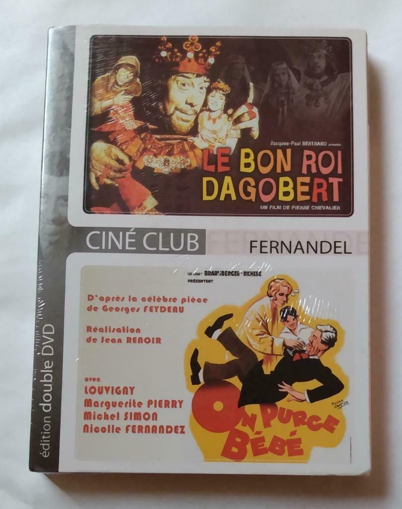 Le Bon Roi Dagobert/On Purge Bébé (Fernandel) neuf sous blis, Enlèvement ou Envoi, 1960 à 1980, Neuf, dans son emballage, Comédie