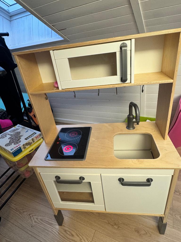 Cuisine jouet IKEA + box accessoires, Kinderen en Baby's, Ophalen, Gebruikt, Hout, Speelkeuken