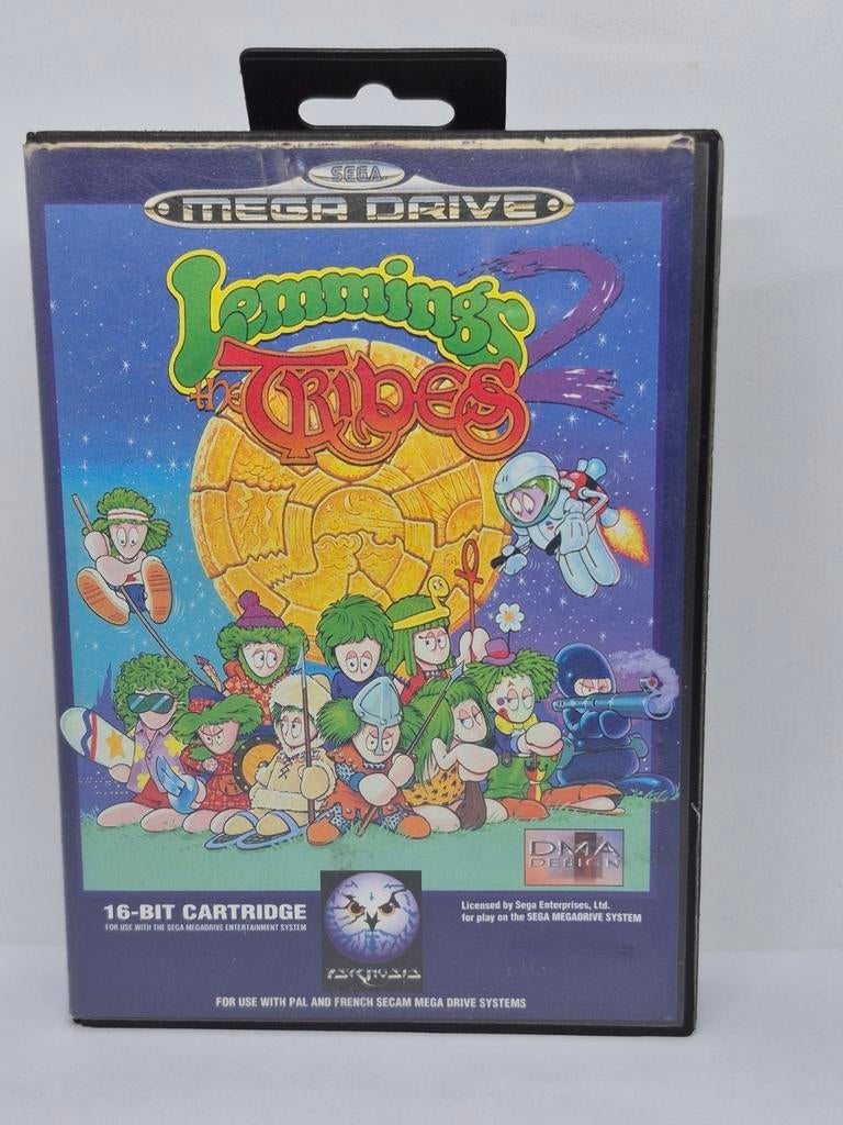 Sega Mega drive - Lemmings The Tribes (compleet), Ophalen of Verzenden, Gebruikt, Mega Drive