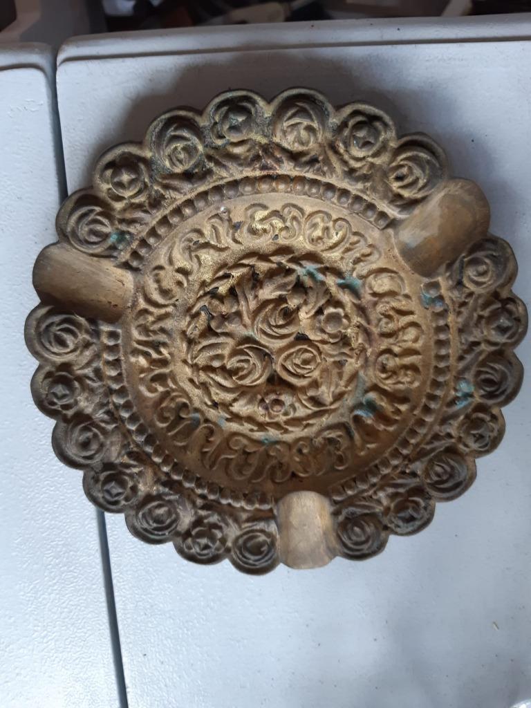 Cendrier - métallique Art déco, Ophalen of Verzenden, Asbak