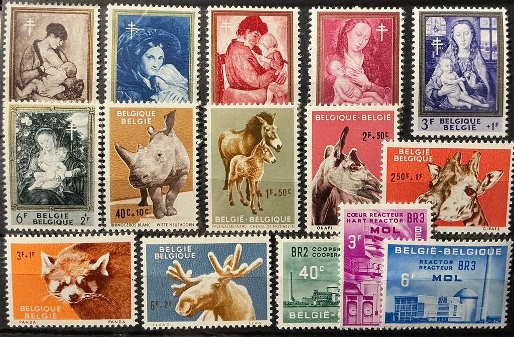 LOTVERKOOP 325. MNH. **. 3 reeksen, Ophalen of Verzenden, Postfris, Orginele gom, Postfris