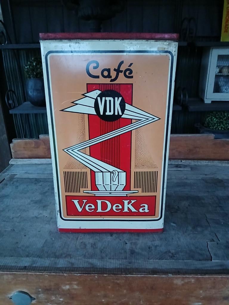 Koffie blik vdk, Ophalen