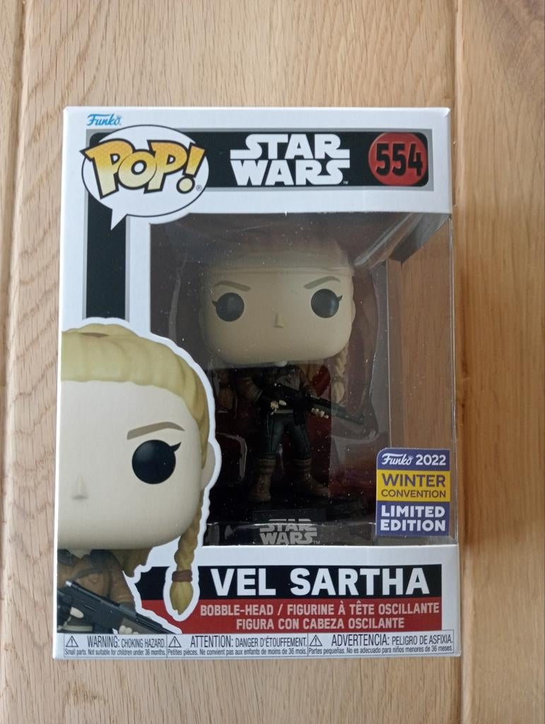 Convention d'hiver Funko Pop Star Wars #554 Vel Sartha 2022, Enlèvement ou Envoi, Comme neuf