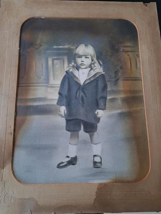 Schilderij van kind, Ophalen
