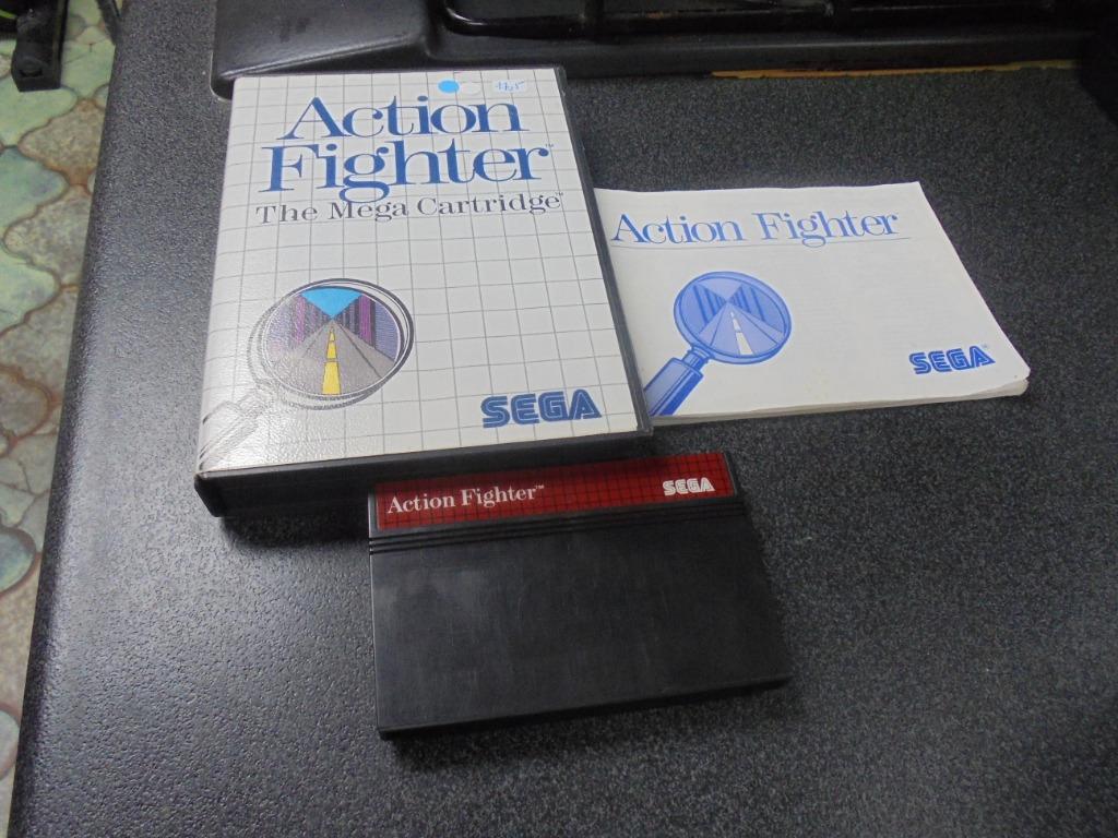 Sega Master System Action Fighter (orig-compleet), Enlèvement ou Envoi, Utilisé, Master System