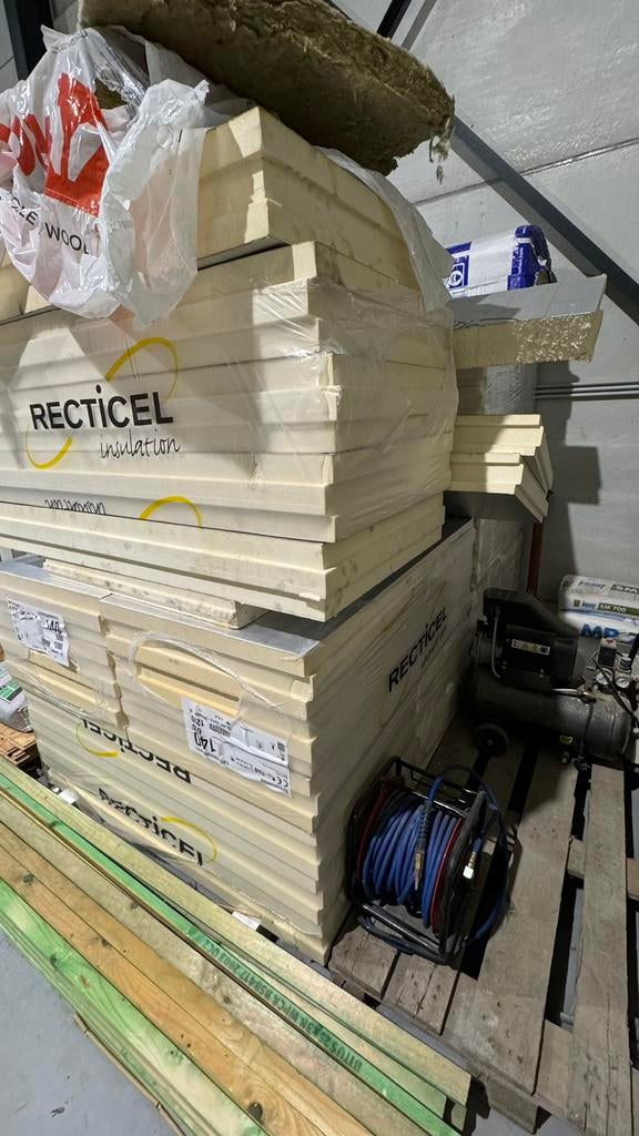 Recticel eurowall PIR 140 en 100mm, Enlèvement, Neuf, Mousse rigide (PIR), Isolation de toiture