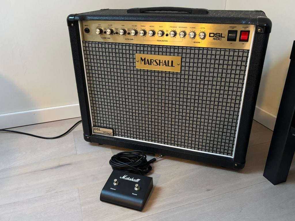 ÉDITION LIMITÉE - Marshall DSL 40 combo vintage edition, Enlèvement, Comme neuf
