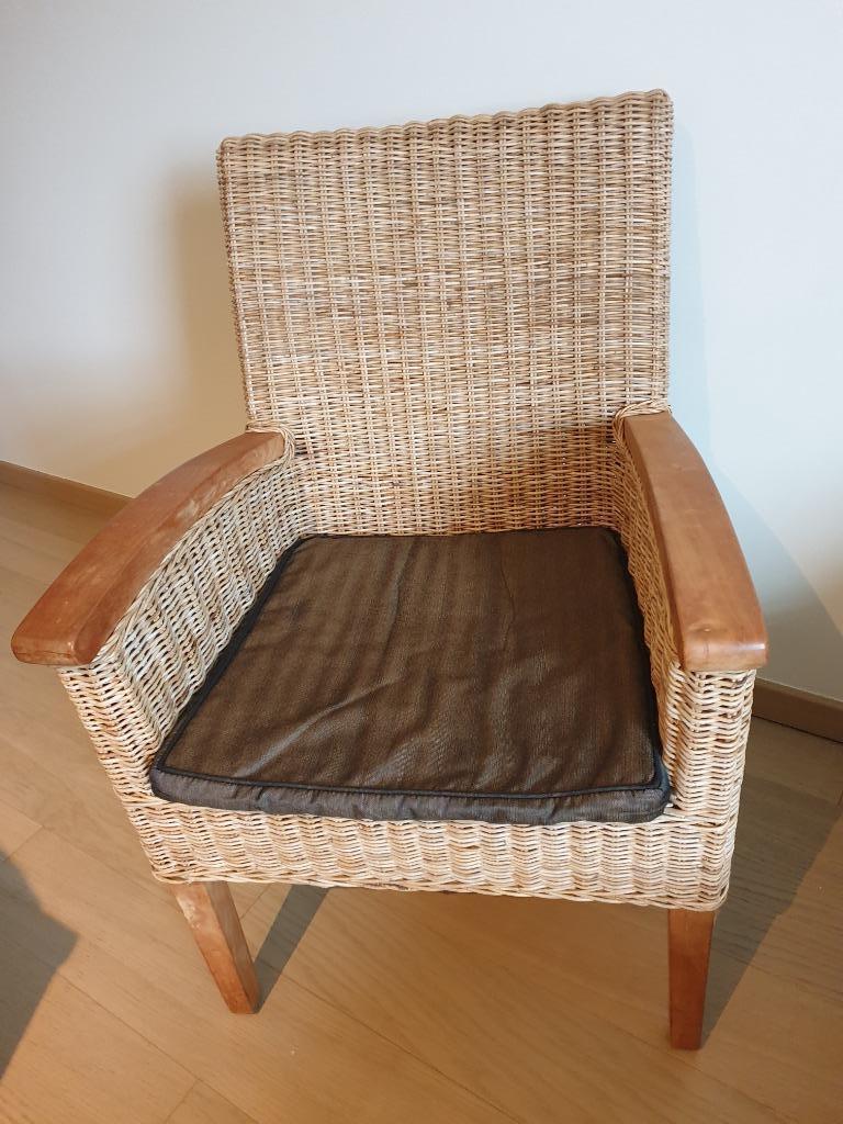 Rotan stoel, Huis en Inrichting, Stoelen, Ophalen, Hout