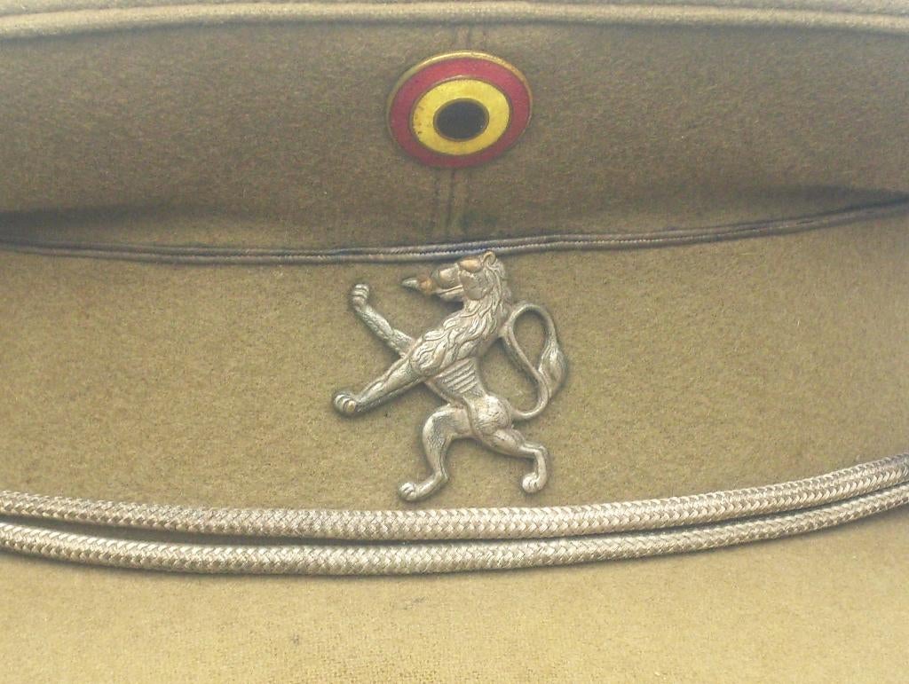 Képi belge modèle 1928/1935 original et d'époque, Verzamelen, Verzenden, Landmacht, Helm of Baret