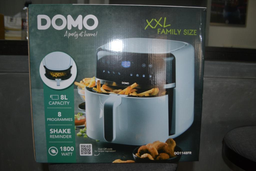 Airfryer Domo XXL Family size, Deli-fryer DO1148FR nieuw, Elektronische apparatuur, Ophalen of Verzenden, Nieuw, Airfryer