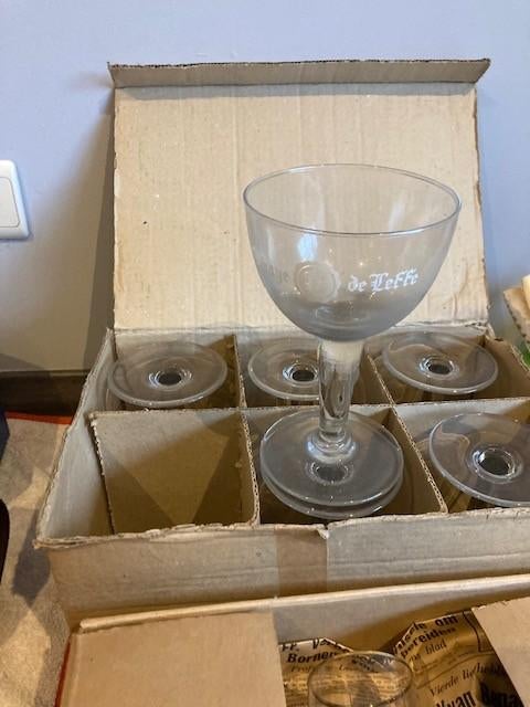 Abbaye de Leffe 6 glazen, Enlèvement, Comme neuf, Verre à bière