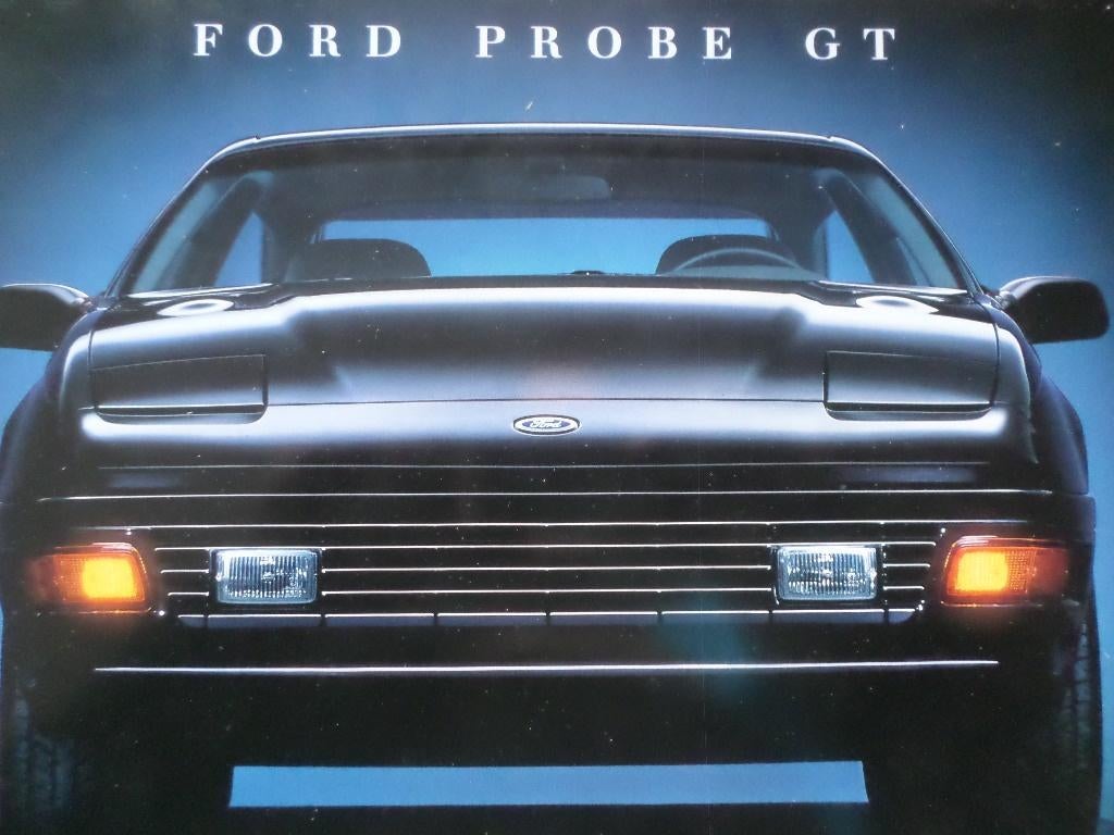 Ford Probe GT 1990 Brochure, Ophalen of Verzenden, Ford