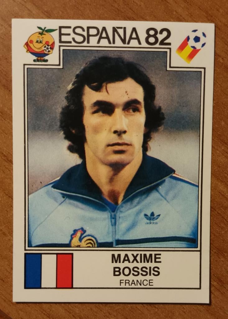 PANINI ESPANA 82 # 281 MAXIME BOSSIS, Verzamelen, Ophalen of Verzenden, Nieuw