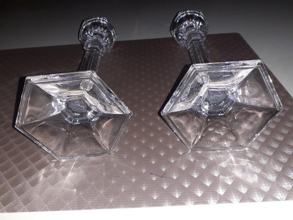 Kandelaars  en ijsemmer van Cristal d ´Arques, Ophalen of Verzenden, Nieuw, Overige kleuren, Kandelaar