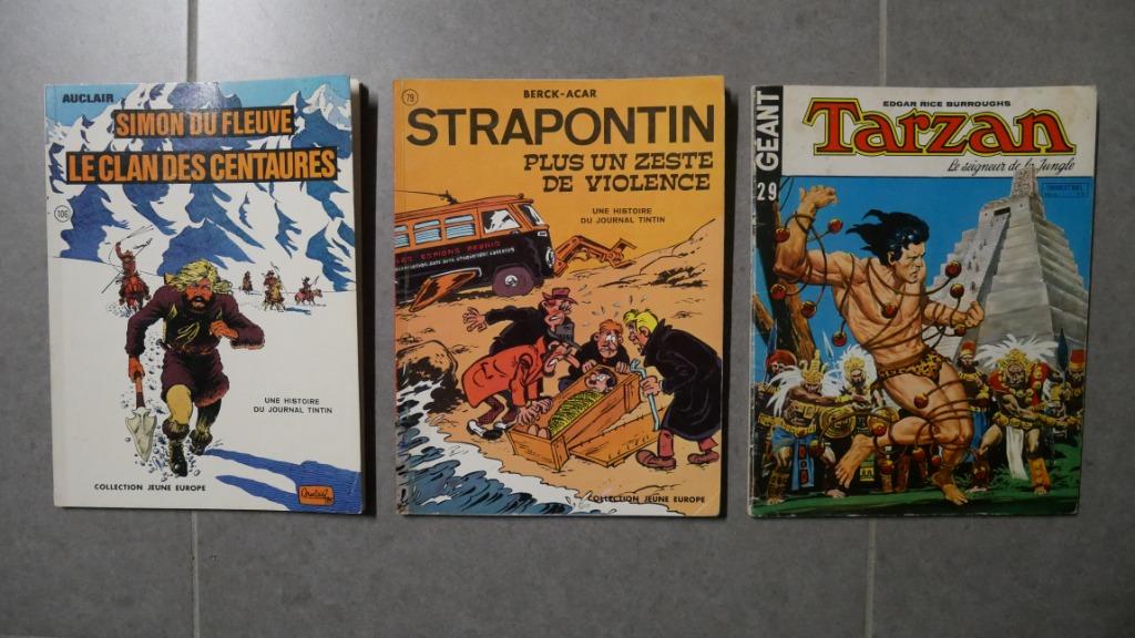 BD Simon du Fleuve 1 Clan / Strapontin 7 Plus / Tarzan 29, Livres, BD, Enlèvement ou Envoi