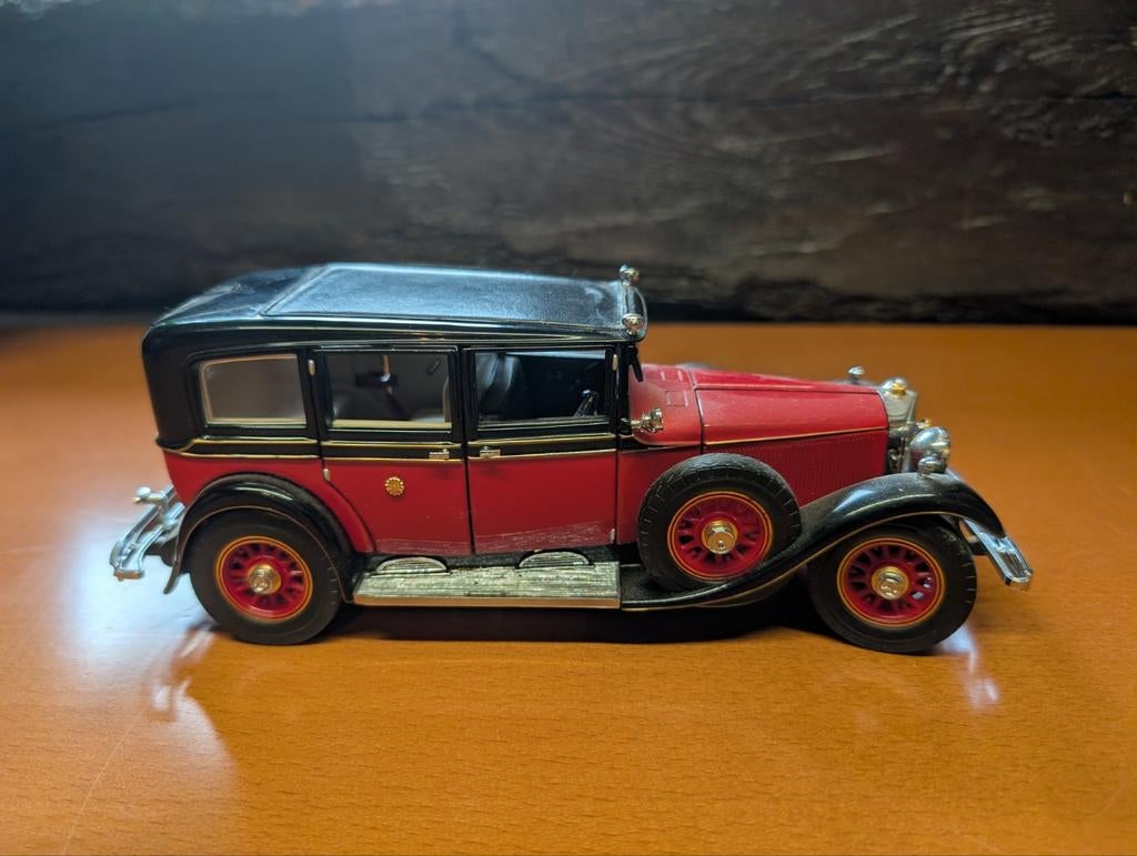 Franklin Mint 1935 Mercedes-Benz 770K Grosser – 1:24 – dieca, Enlèvement ou Envoi, Comme neuf, Voiture