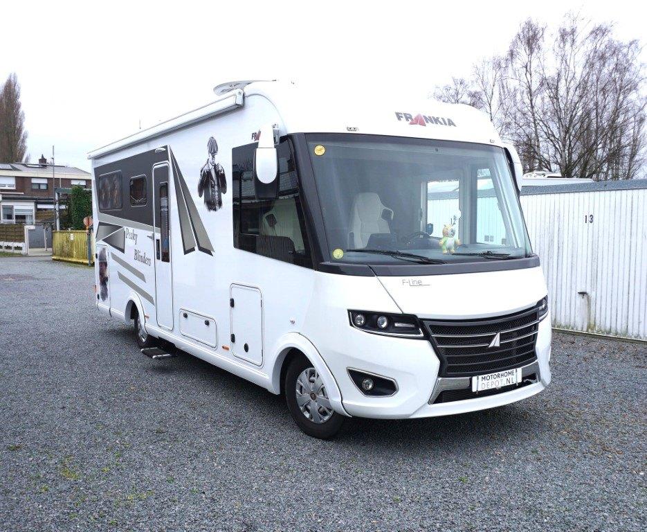 Frankia F-Line 740 Plus Automaat 2019, Caravans en Kamperen, Mobilhomes, Bedrijf, tot en met 4, Integraal, Fiat, Fiat, Diesel