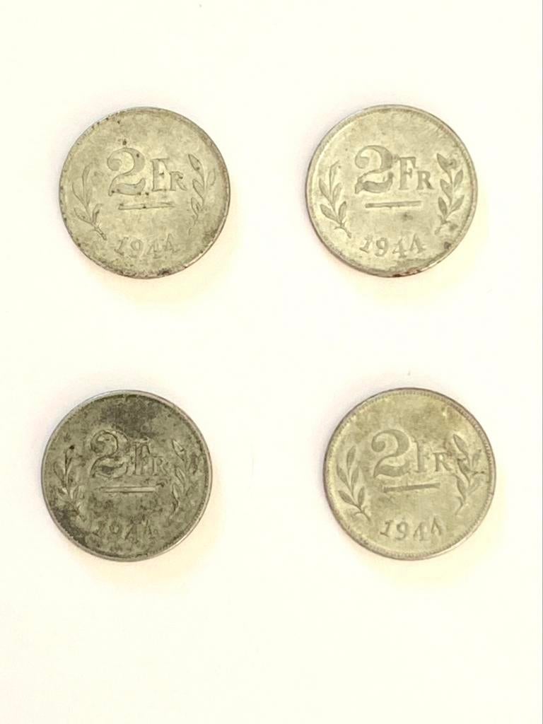 3 pièces de 2 francs belges de 1944, Enlèvement ou Envoi