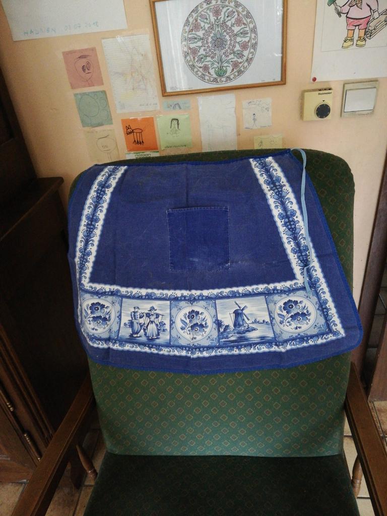 Tablier Delft en toile avec poche., Vêtements | Femmes, Enlèvement ou Envoi, Comme neuf