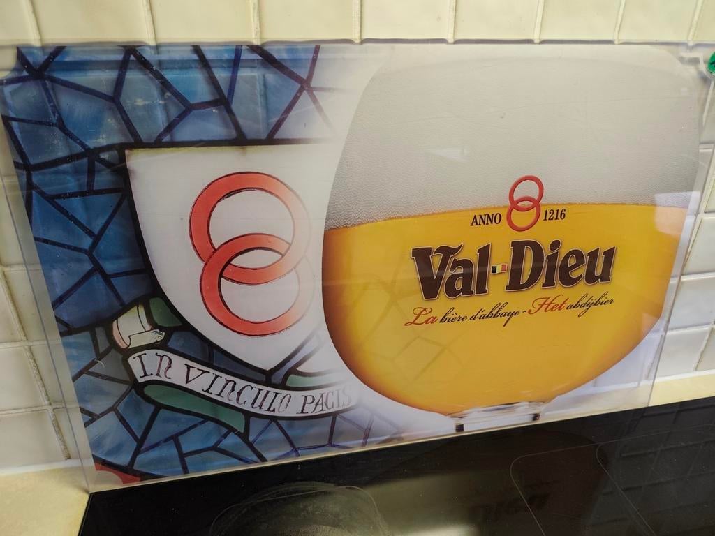 plexiglas Val-Dieu, Collections, Marques de bière, Enlèvement, Utilisé