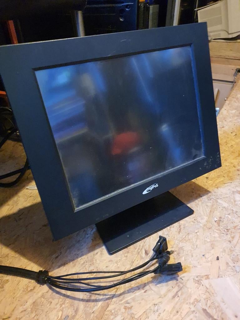 Vintage lcd 15inch touchscreen, Computers en Software, Ophalen