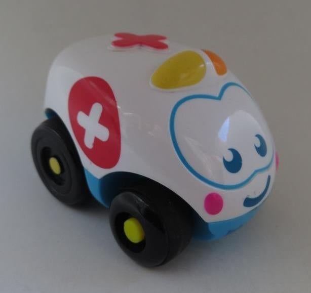 autootje ItsImagical ziekenwagen met wieltjes lengte 8 cm, Ophalen of Verzenden, Gebruikt