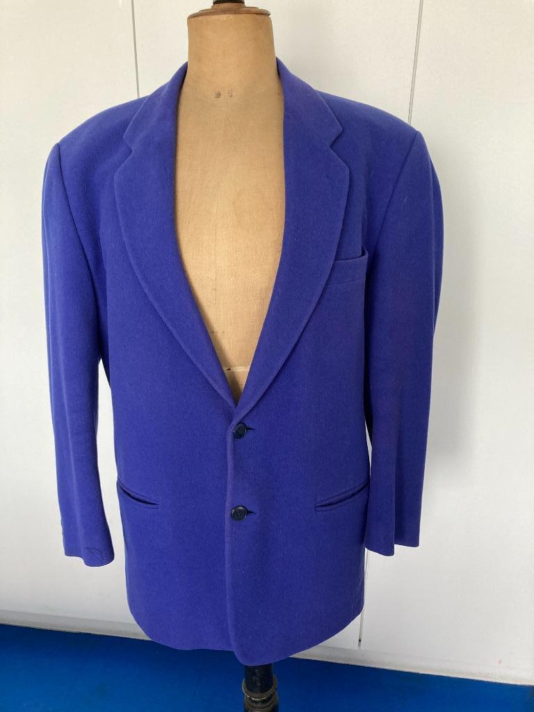 Cardigan / cardigan / blazer KENZO en laine (Bleu), Enlèvement ou Envoi, Kenzo, Taille 52/54 (L), Porté