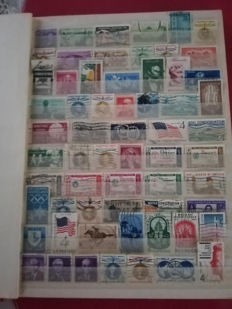 ALBUM U.S.A + 1019 timbres oblitérés, Enlèvement ou Envoi, Affranchi, Amérique centrale
