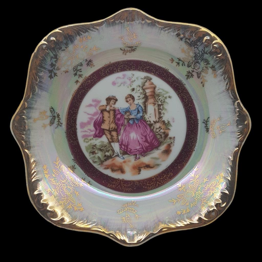 Vierkante porseleinen borden van Galante, Ophalen of Verzenden
