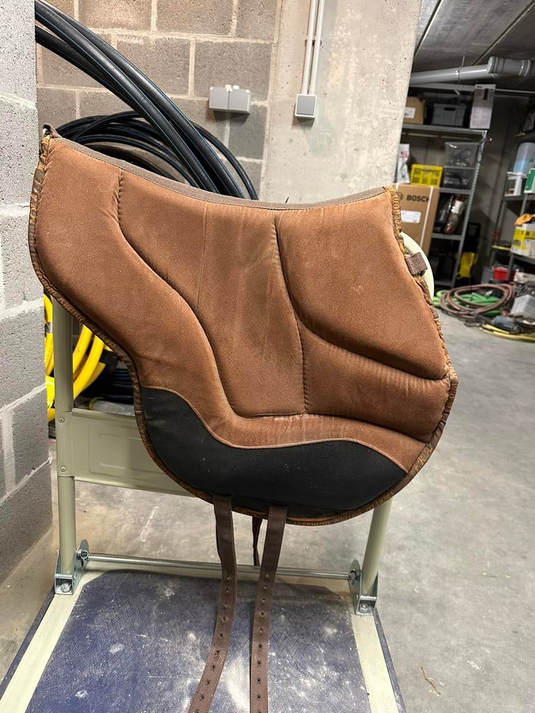 Bareback pad, leder halster, frontriem,…, Dieren en Toebehoren, Paarden en Pony's | Zadels, Ophalen of Verzenden, Zo goed als nieuw