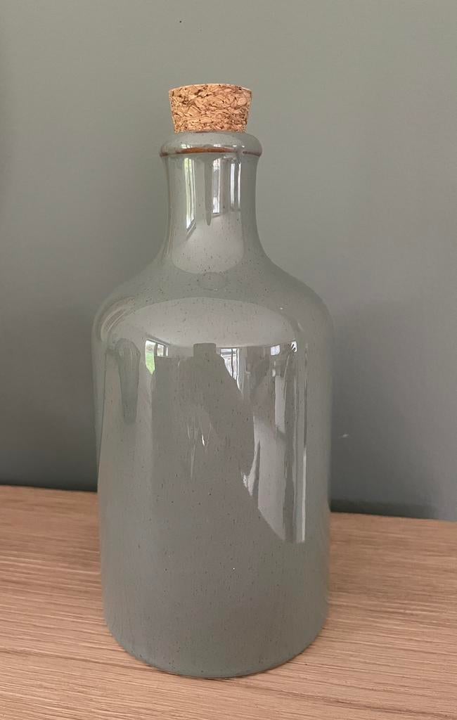 Keramische fles olijfgroen, Pixie Bloomingville, Huis en Inrichting, Woonaccessoires | Vazen, Ophalen of Verzenden, Zo goed als nieuw
