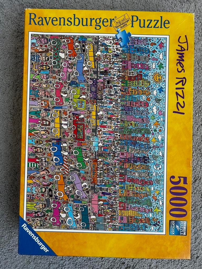 Puzzel James Rizzi 5000 stukjes, Enlèvement, Comme neuf