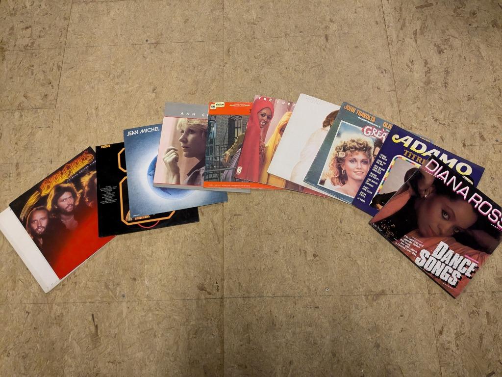collection de vinyles disques, CD & DVD, Enlèvement, Utilisé, Autres formats