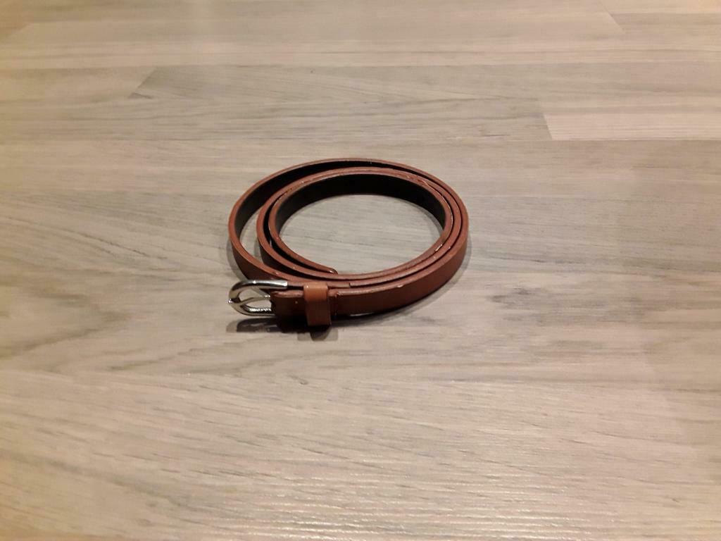 Cognackleurige riem, Kleding | Dames, Minder dan 3 cm, Overige kleuren, 90 tot 100 cm, Ophalen of Verzenden