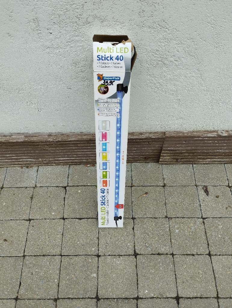 Superfish Multi Led Stick 40 LED-oprijplaat voor aquarium, Dieren en Toebehoren, Ophalen, Nieuw, Verlichting of Verwarming
