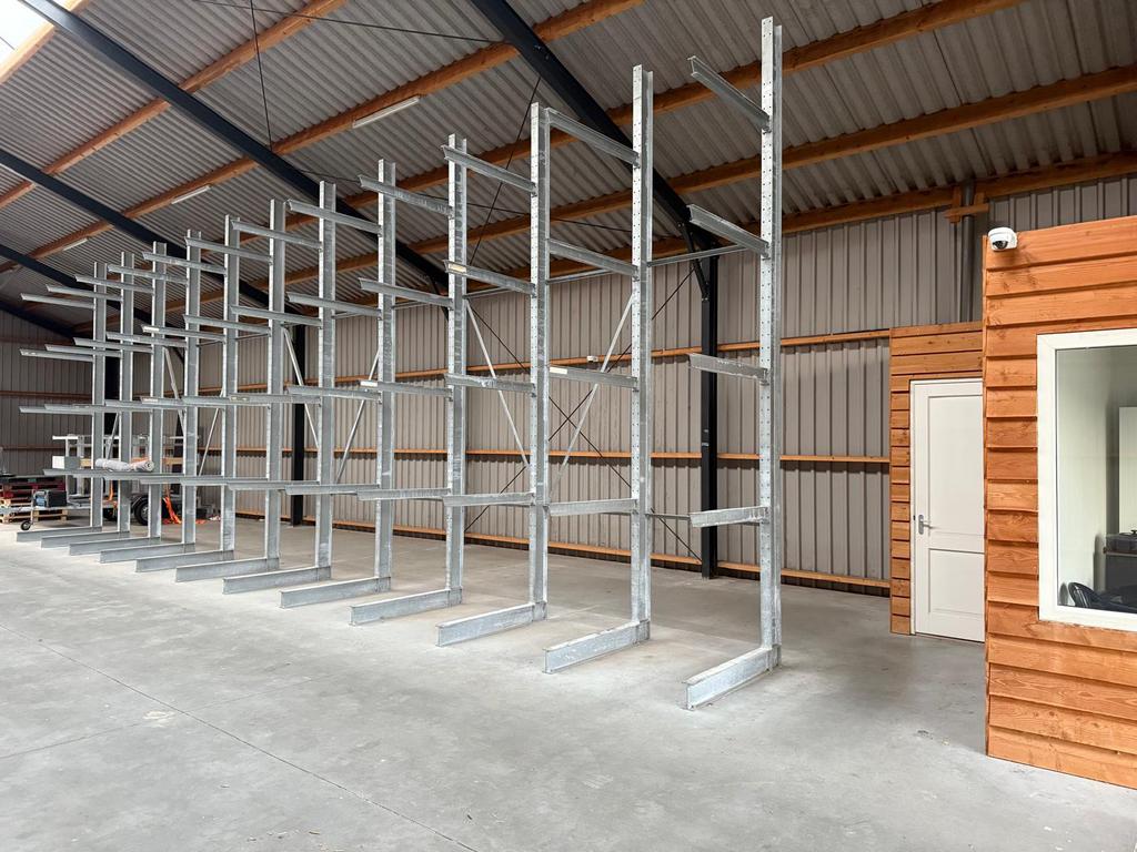 Verzinkte Enkelzijdige Draagarmstelling 5170x1380 Nieuwstaat, Ophalen