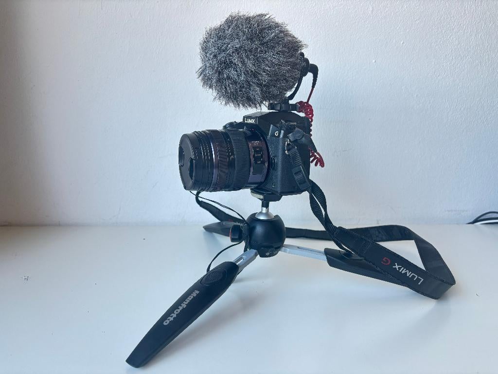 Panasonic Lumix G7 + Lumix 12-35 mm + Rode Videomicro, Audio, Tv en Foto, Fotocamera's Digitaal, Gebruikt, Compact, Overige Merken