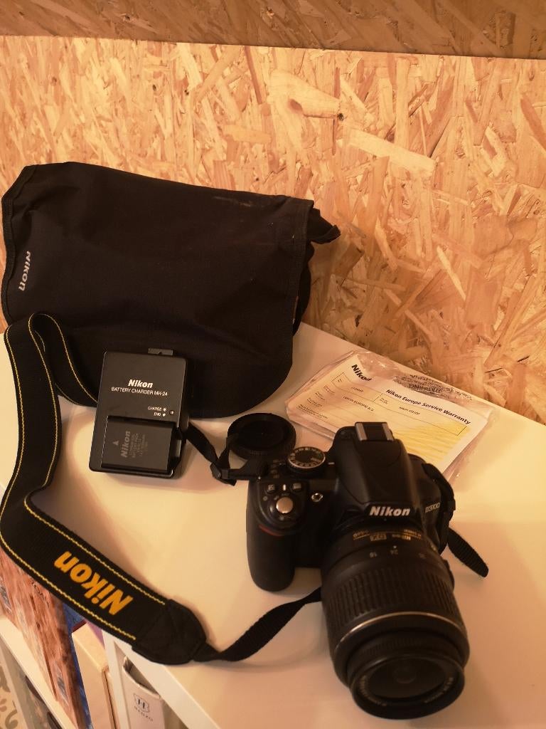 Appareil photo Nikon D3100- parfait état + 18-55mm + sac, TV, Hi-fi & Vidéo, Appareils photo numériques, Enlèvement ou Envoi, Moins de 4 fois