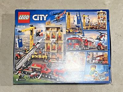 Lego City 60216 Brandweer Binnenstad NIEUW VERZEGELD, Ophalen of Verzenden, Nieuw, Complete set, Lego