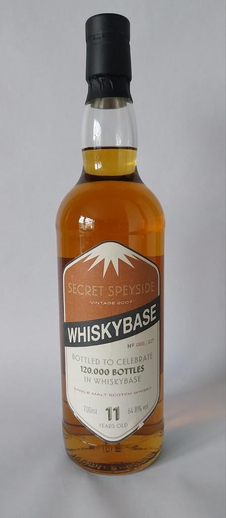 Secret Speyside 2007 / 120.000 bottles in Whiskybase/whiskey, Verzamelen, Overige gebieden, Overige typen, Nieuw, Ophalen of Verzenden