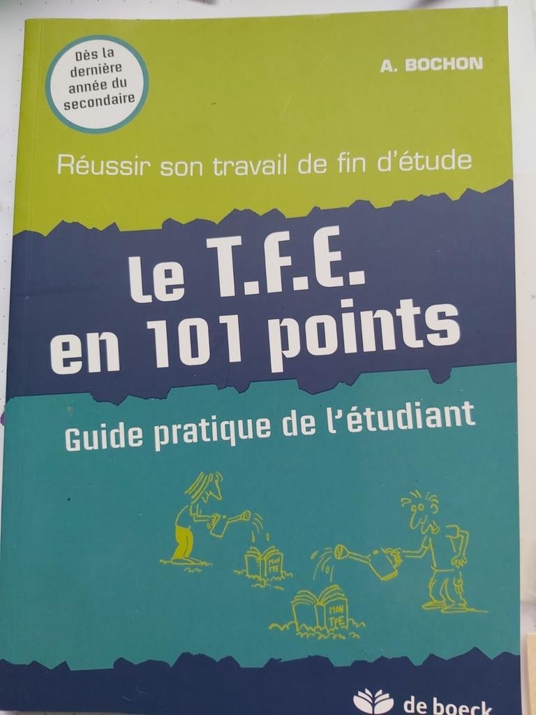 Le TFE en 101 points, Livres, Enlèvement ou Envoi, Neuf