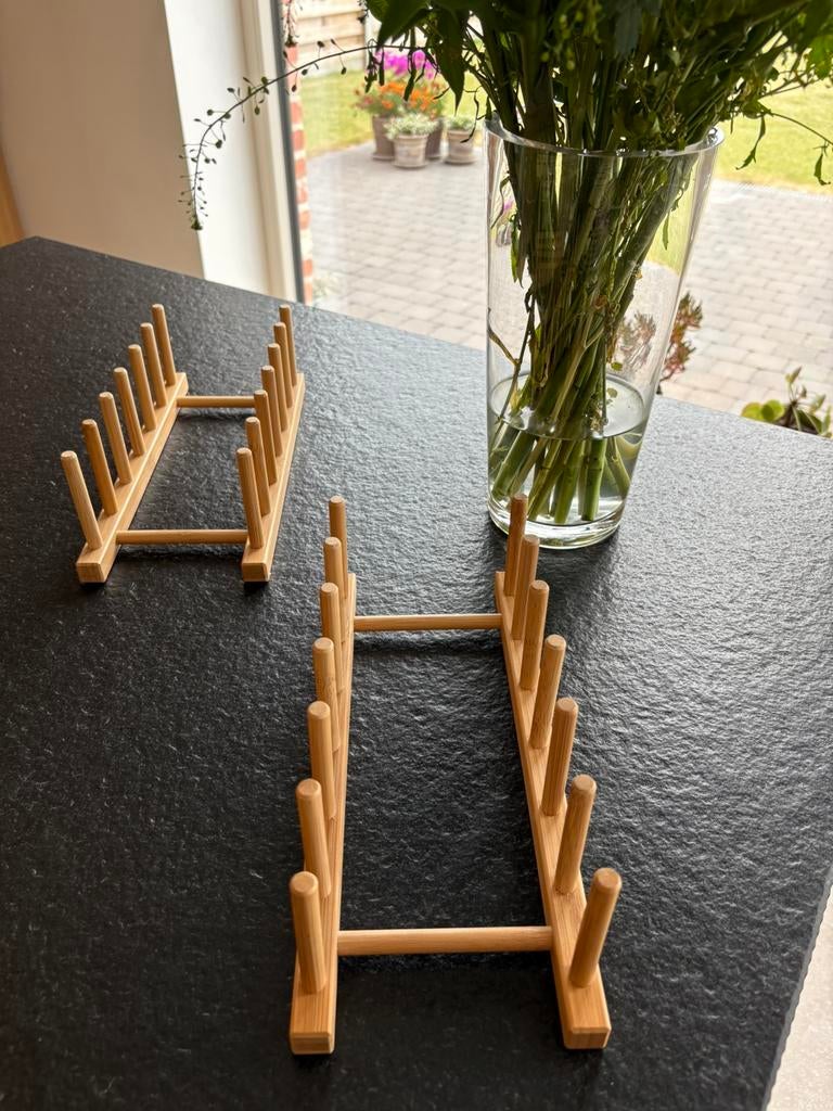 Ostbit bamboe bordenrek, Huis en Inrichting, Ophalen, Zo goed als nieuw