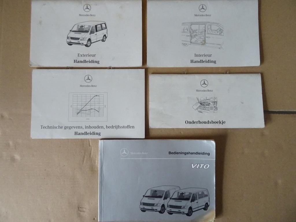 Mercedes Vito 108D 110D 113 Bedieningshandleiding boekjes, Enlèvement ou Envoi
