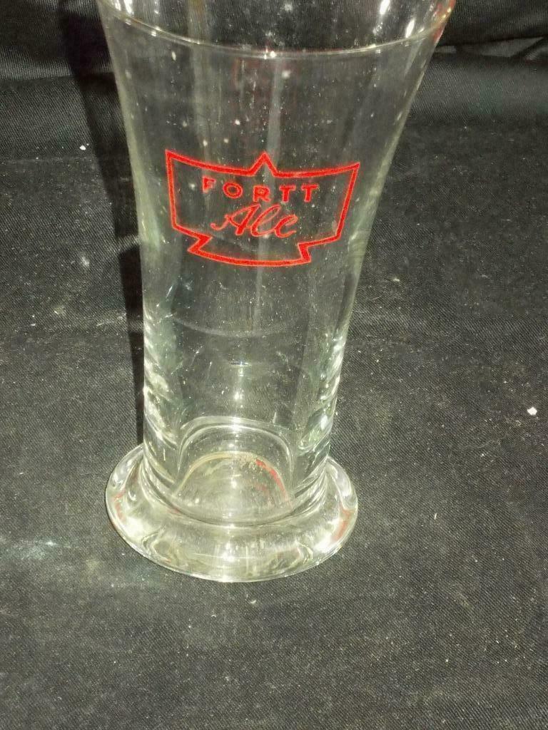 Bierglas.Fortt Ale.Gueuze.Mechelen. D 122, Ophalen of Verzenden, Gebruikt, Glas of Glazen, Overige merken