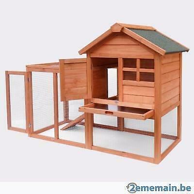 Clapier lapin abri poule caille clapier rongeur cage rongeur, Verzenden, Nieuw