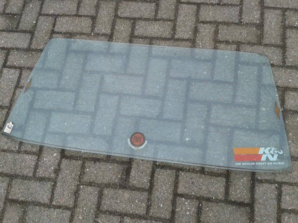 Fiat 131 Racing Achterruit Origineel/ Original Rear Window, Ophalen, Fiat