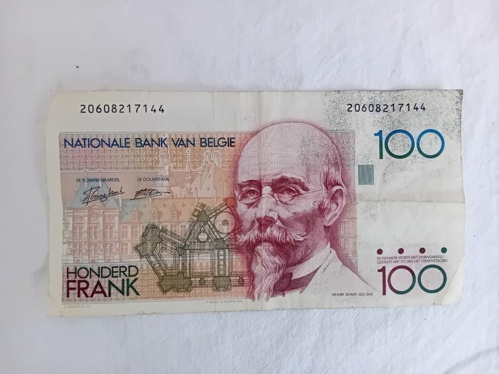 billet de 100 francs Belge, Timbres & Monnaies, Enlèvement ou Envoi, Billets en vrac