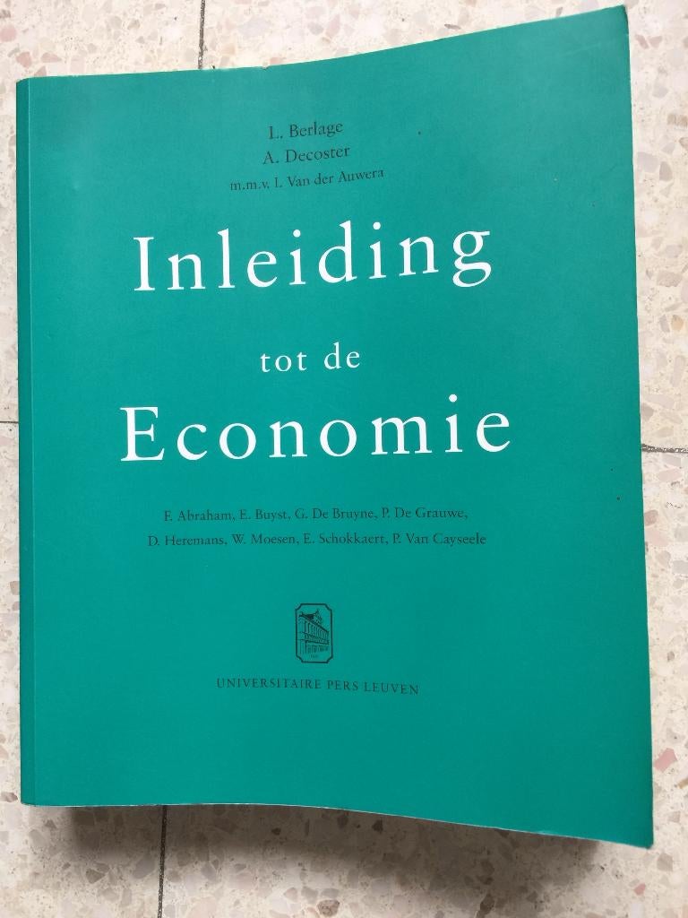Inleding tot de economie, Boeken, Ophalen of Verzenden