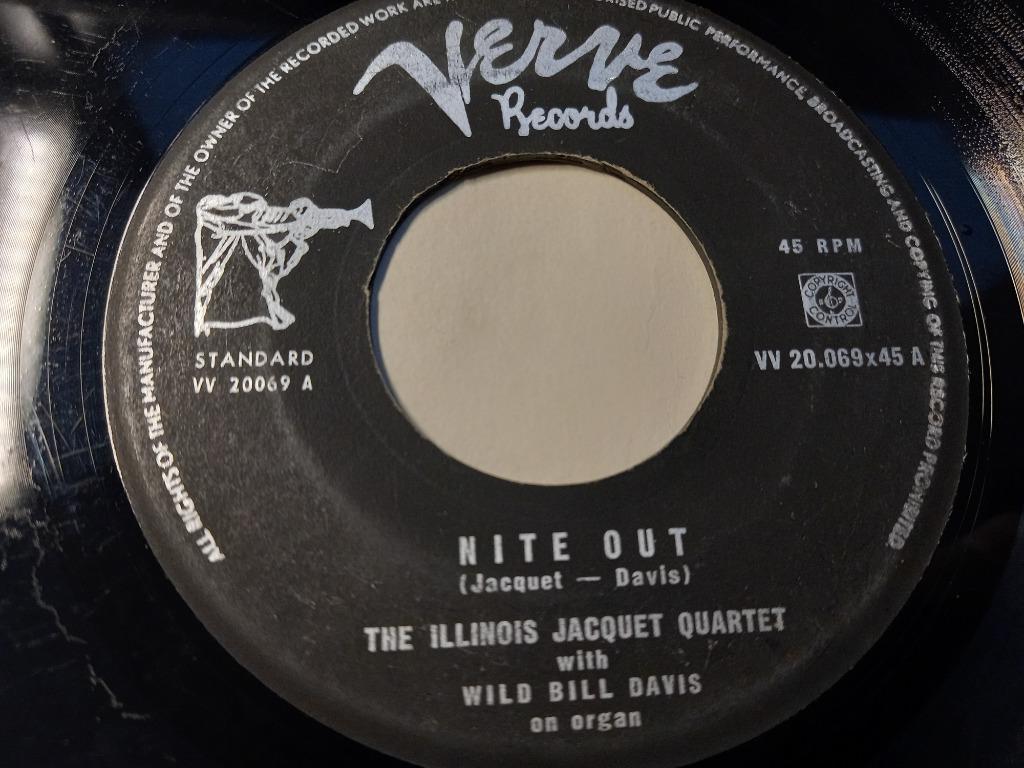 The Illinois Jacquet  – Nite Out / No Sweat '7, Ophalen of Verzenden, Gebruikt, Jazz en Blues