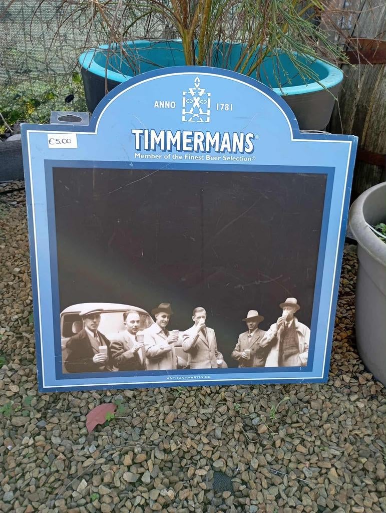 Timmermans, Verzamelen, Biermerken, Zo goed als nieuw, Ophalen of Verzenden
